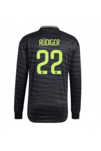 Real Madrid Antonio Rudiger #22 Fotballdrakt Tredje Klær 2022-23 Lange ermer
